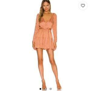 Corinne Mini Dress in Clay